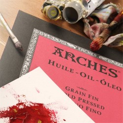 ARCHES OIL PAPER Cold Pressed 12 SHEETS 300G